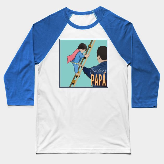 Gashas Papá Baseball T-Shirt by Cepepasart